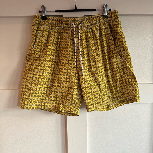 J. Crew Yellow Swim Trunks 6” - Picture 6 of 6